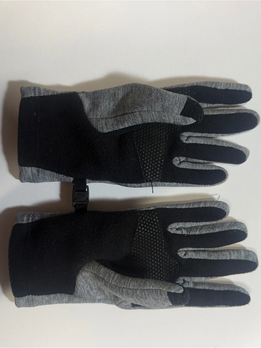 Head Grey Gloves with Pink Logo - Touchscreen Friendly